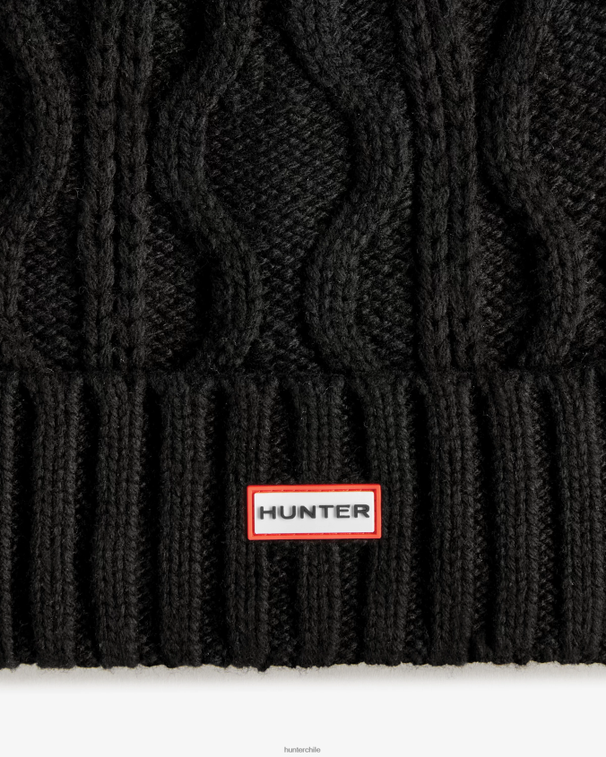 gorro con pompón y puños trenzados JV4X48493 Hunter hombres