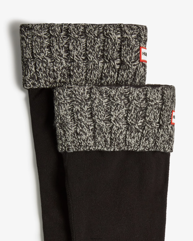 calcetines altos reciclados con puños trenzados de 6 puntadas JV4X48388 Hunter hombres