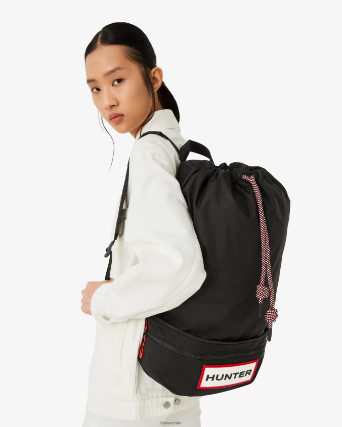 mochila bidireccional de nailon reciclado ripstop de viaje JV4X48406 Hunter hombres