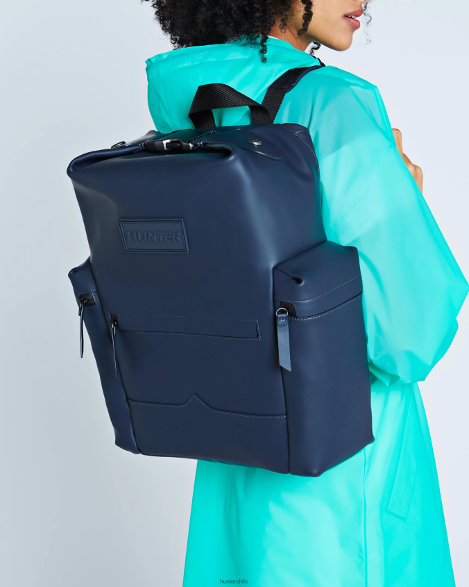 mochila con clip superior - cuero engomado JV4X48428 Hunter hombres