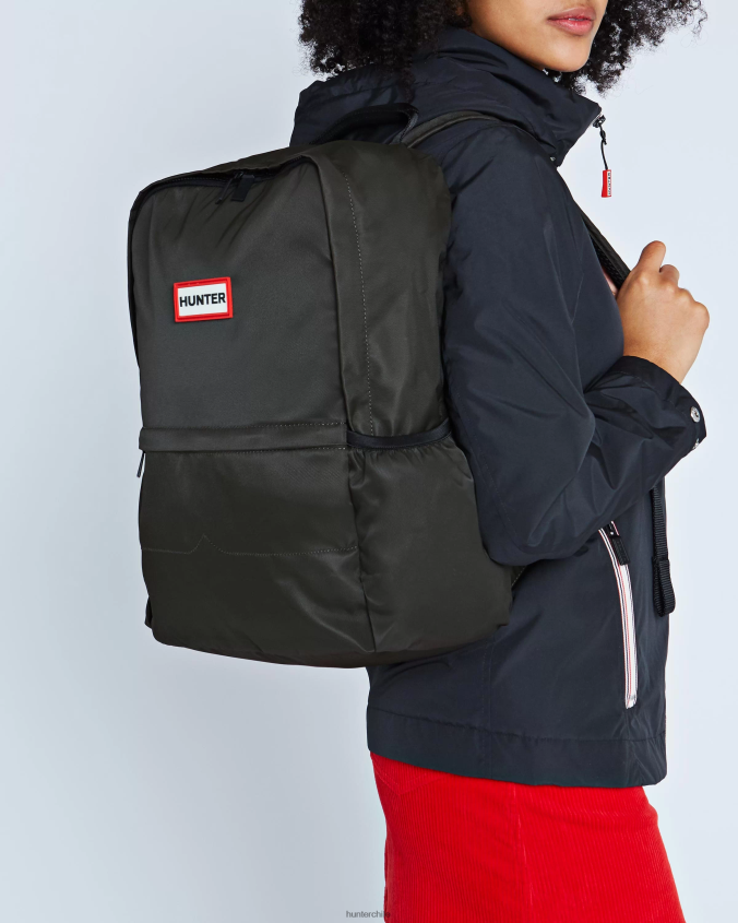 mochila grande de nailon JV4X48435 Hunter hombres
