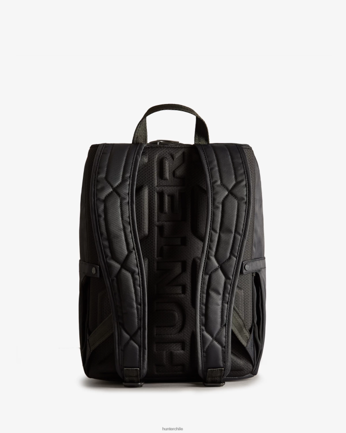 mochila pioneer de nailon con clip superior JV4X48376 Hunter hombres