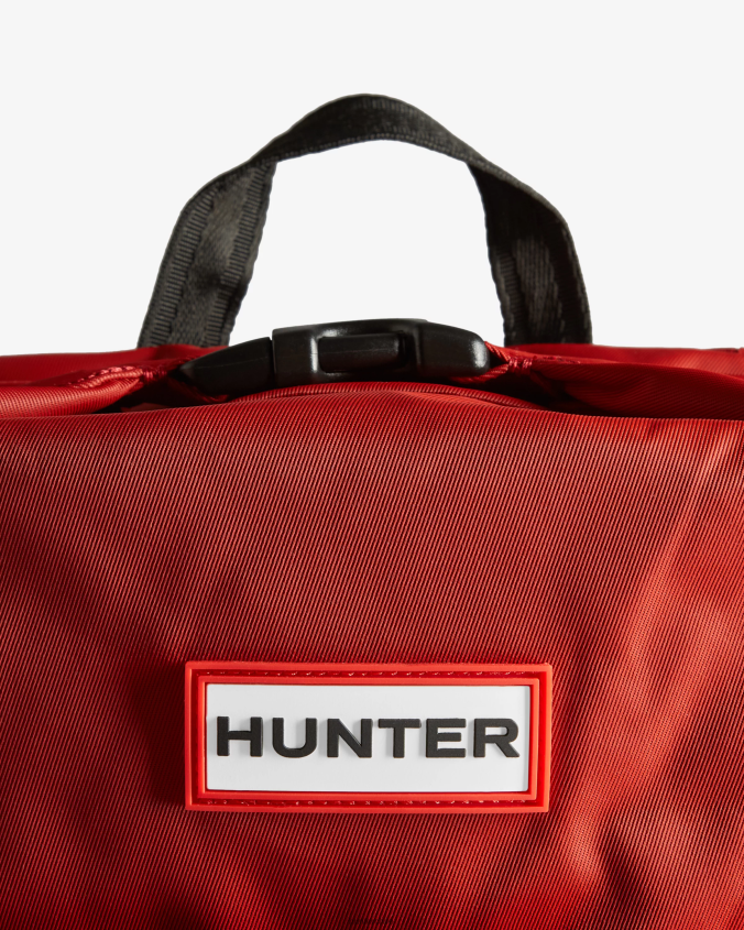 mochila pioneer de nailon con clip superior JV4X48420 Hunter hombres