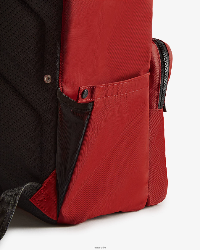 mochila pioneer de nailon con clip superior JV4X48420 Hunter hombres