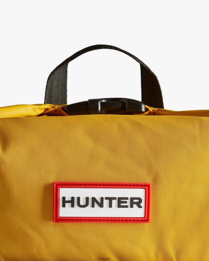 mochila pioneer de nailon con clip superior JV4X48422 Hunter hombres