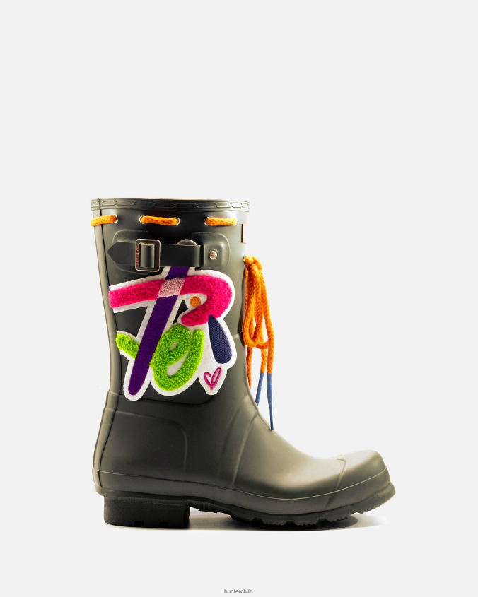 bota de lluvia corta original hunter x sam lao JV4X48539hombres