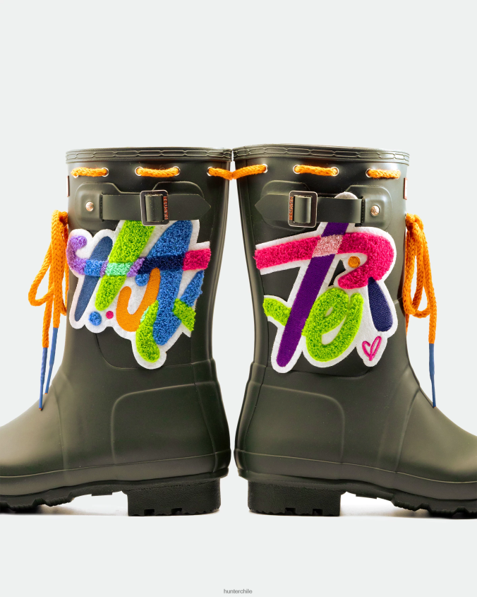 bota de lluvia corta original hunter x sam lao JV4X48539hombres