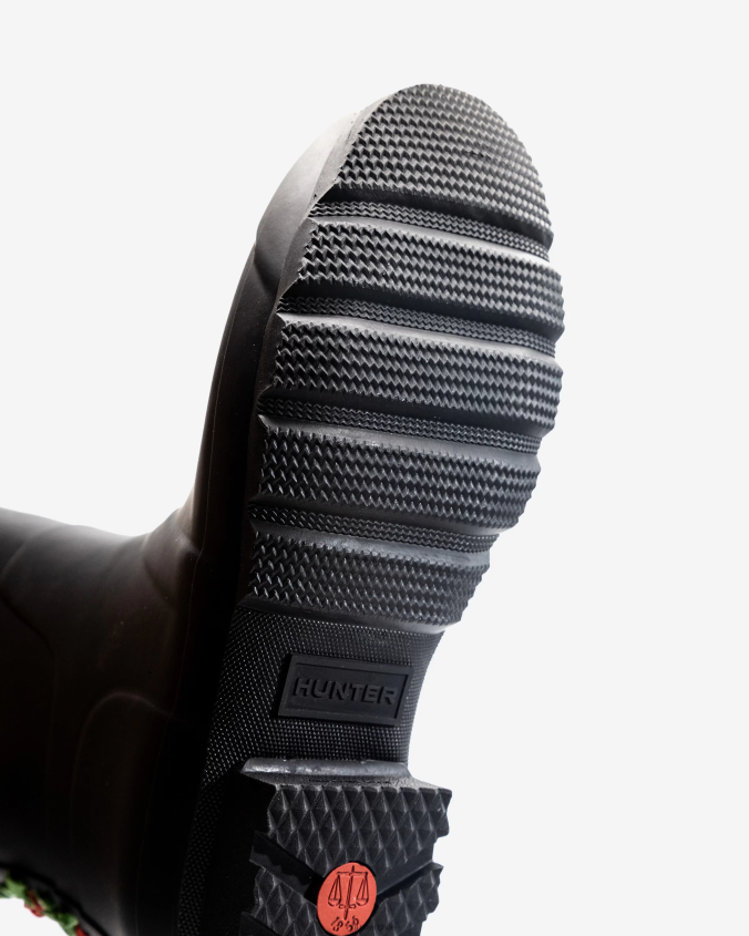 botas de lluvia altas club bum con tira trasera JV4X48560 Hunter hombres