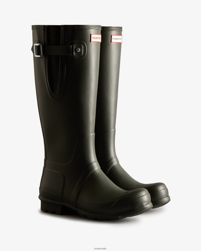 botas de lluvia altas con ajuste lateral JV4X48562 Hunter hombres