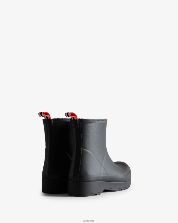 botas de lluvia cortas con aislamiento de piel de oveja vegana JV4X48513 Hunter hombres