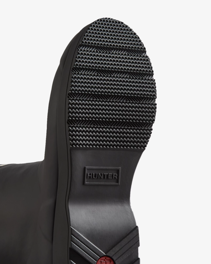 botas de lluvia cortas con aislamiento de piel de oveja vegana JV4X48513 Hunter hombres