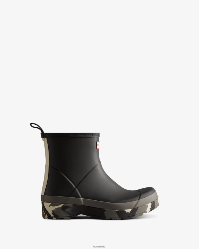 botas de lluvia cortas con suela color splash JV4X48503 Hunter hombres