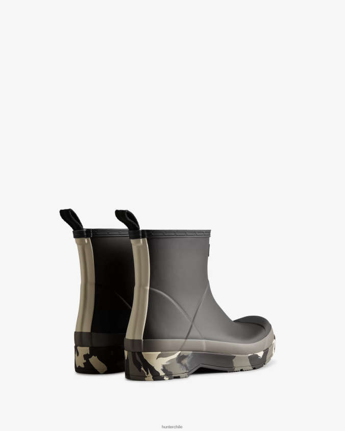botas de lluvia cortas con suela color splash JV4X48503 Hunter hombres