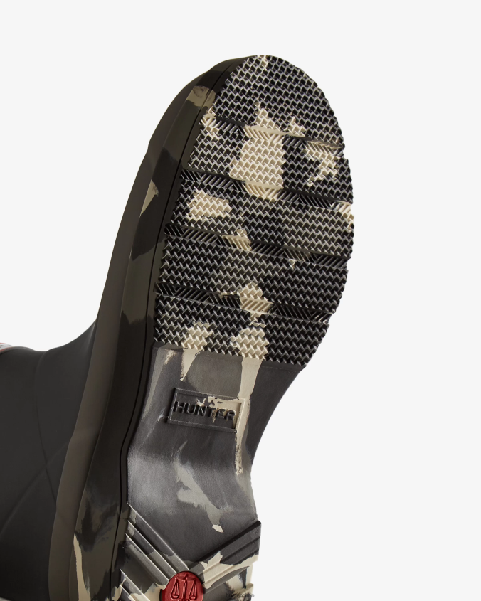 botas de lluvia cortas con suela color splash JV4X48503 Hunter hombres