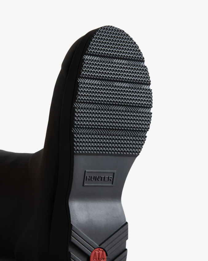 botas de lluvia de altura media con aislamiento de piel de oveja vegana JV4X48514 Hunter hombres