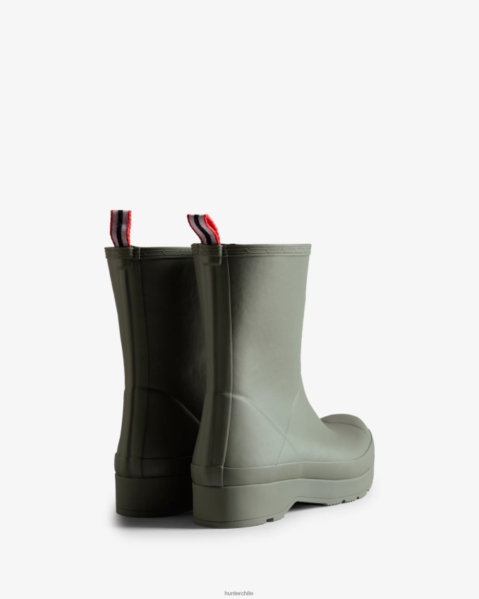 botas de lluvia de altura media con aislamiento de piel de oveja vegana JV4X48597 Hunter hombres