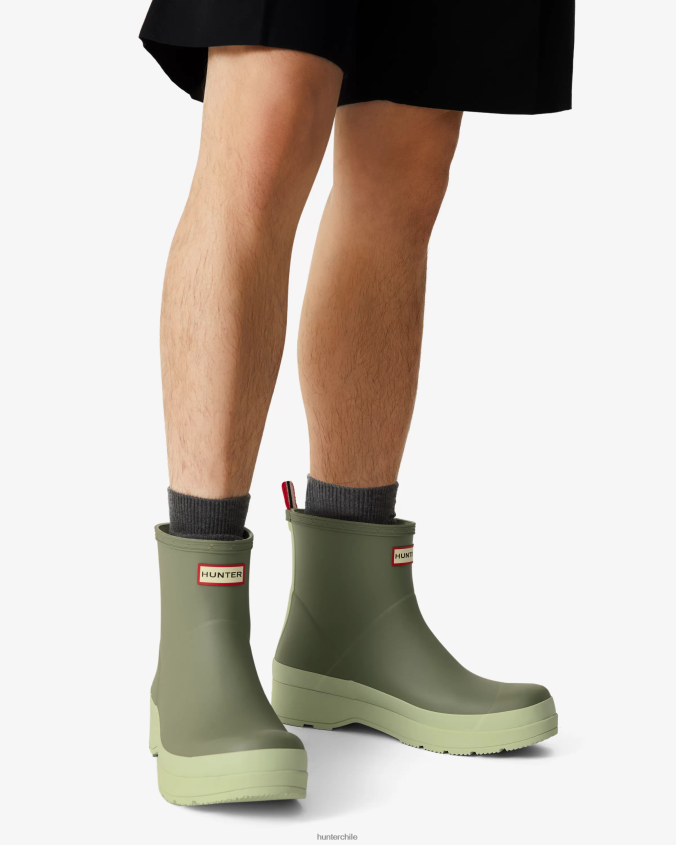 jugar botas de lluvia cortas JV4X48501 Hunter hombres