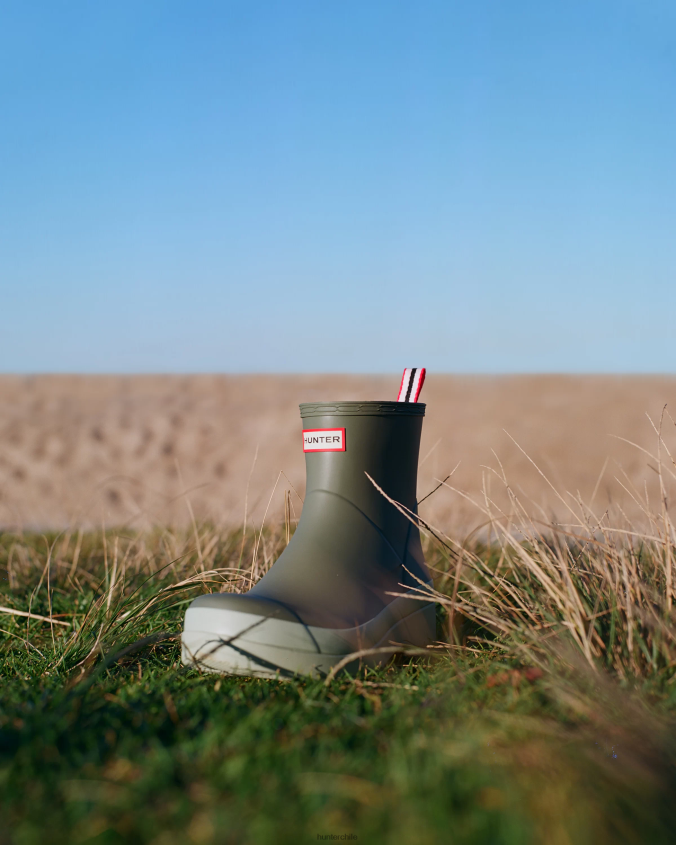 jugar botas de lluvia cortas JV4X48501 Hunter hombres