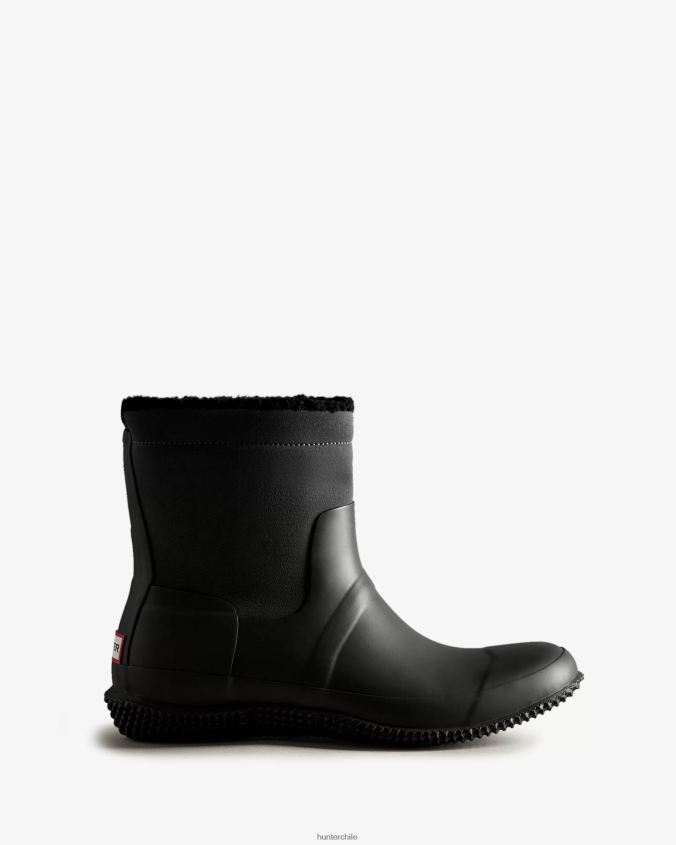 botas con aislamiento y parte superior enrollable de piel de oveja vegana JV4X48592 Hunter hombres