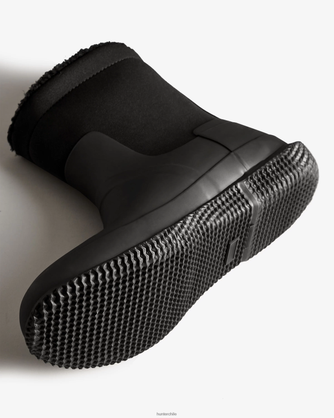 botas con aislamiento y parte superior enrollable de piel de oveja vegana JV4X48592 Hunter hombres