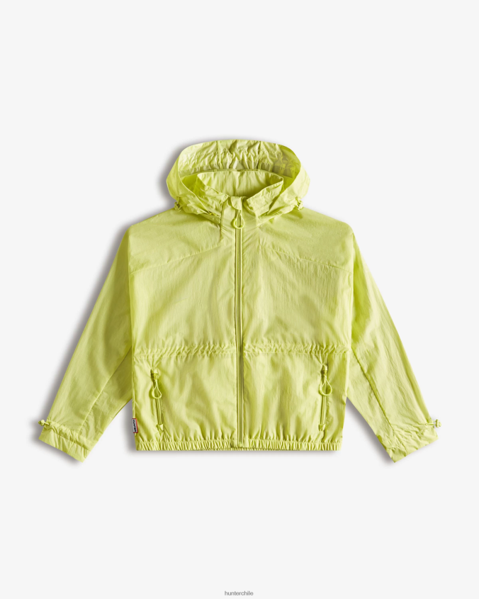 chaqueta de viaje de nailon reciclado JV4X48607 Hunter hombres