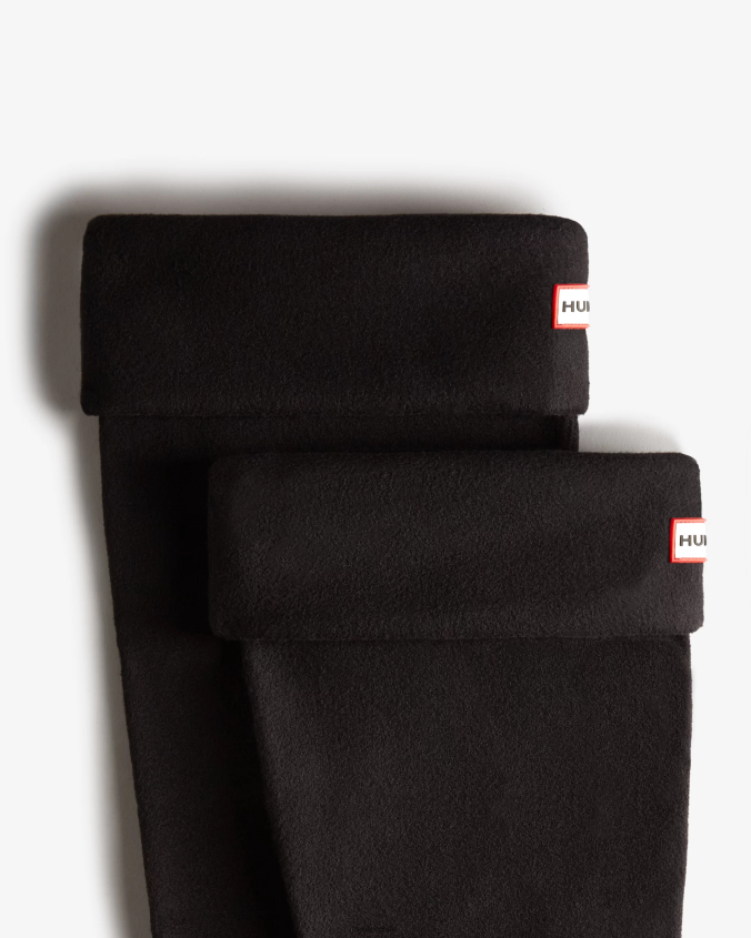 Calcetines para botas altas y anchas con puños de tejido polar reciclado JV4X48487 Hunter mujer