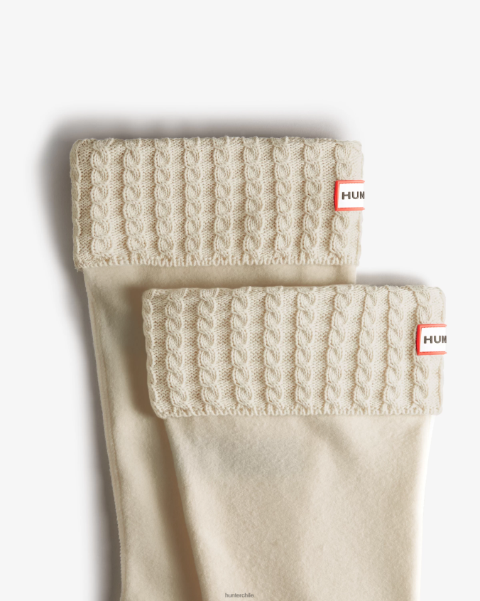 calcetines altos reciclados con puños de punto de ochos JV4X48486 Hunter mujer