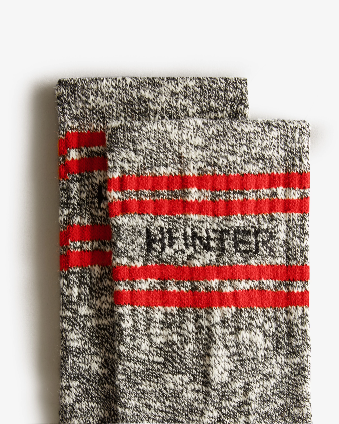 calcetines tipo bota Chelsea estilo mouline universitario con marca JV4X48391 Hunter mujer