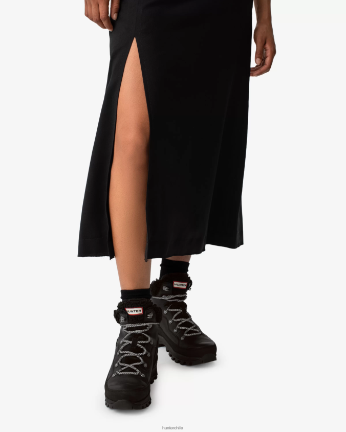 botas comando explorer de cuero con cordones y aislamiento JV4X48298 Hunter mujer