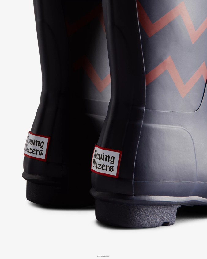 blazers de remo botas de lluvia altas en zig zag JV4X48318 Hunter mujer