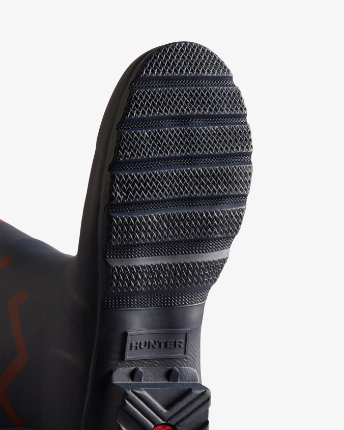 blazers de remo botas de lluvia altas en zig zag JV4X48318 Hunter mujer