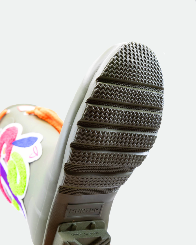 bota de lluvia corta original hunter x sam lao JV4X48123mujer