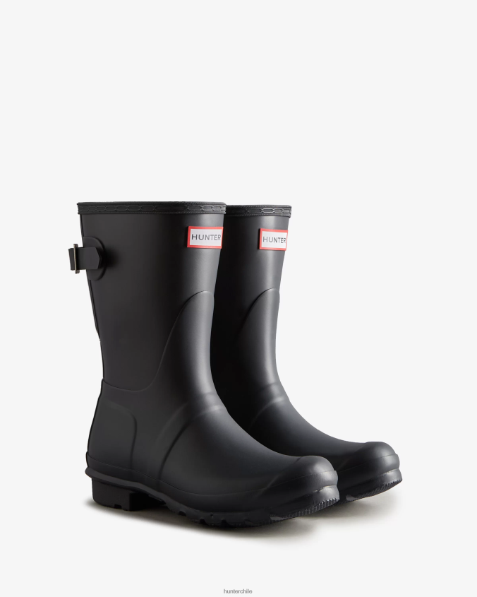 botas de lluvia ajustables con espalda corta JV4X48124 Hunter mujer