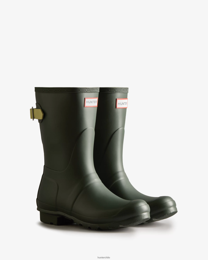 botas de lluvia ajustables con espalda corta JV4X48307 Hunter mujer