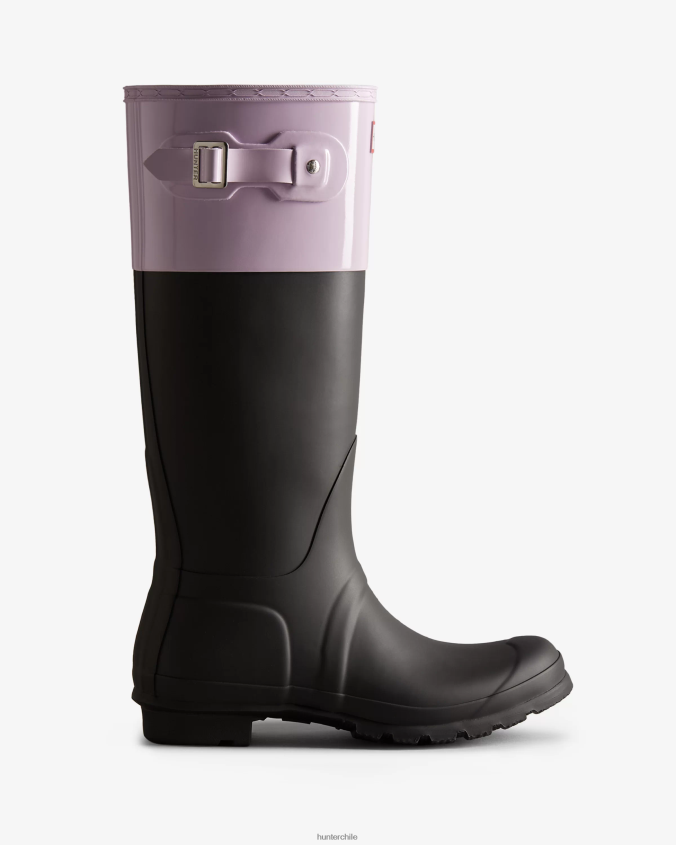 botas de lluvia altas con bloques de color JV4X4871 Hunter mujer