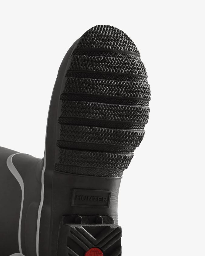 botas de lluvia altas con contorno reflectante JV4X48203 Hunter mujer