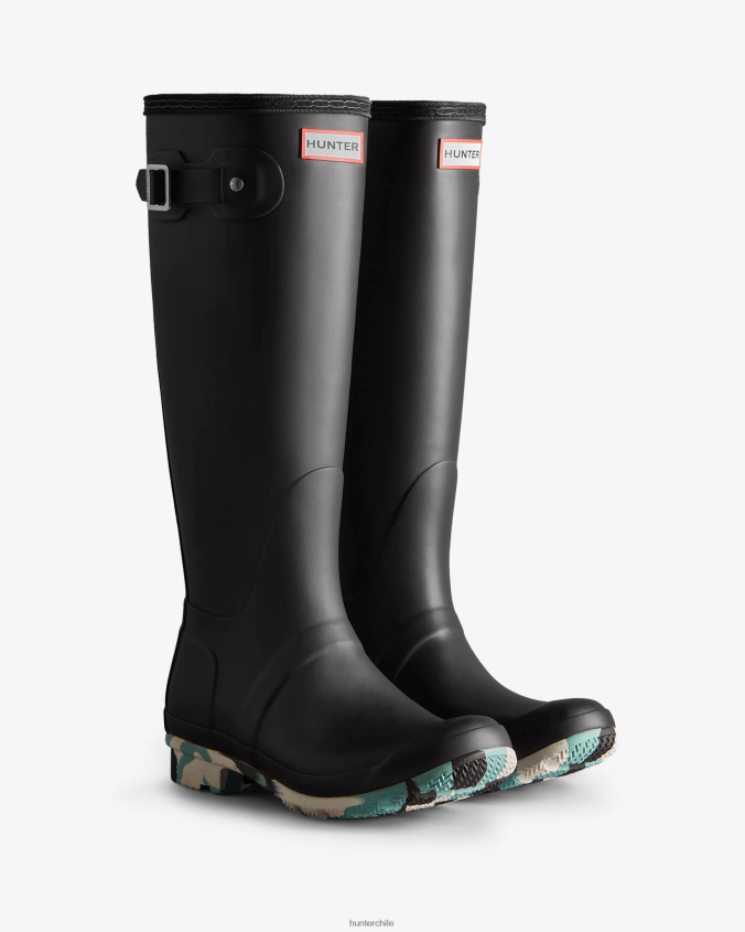 botas de lluvia altas con suela de color JV4X48134 Hunter mujer