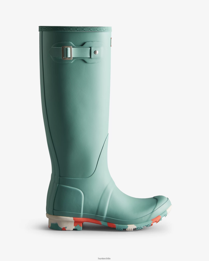 botas de lluvia altas con suela de color JV4X48135 Hunter mujer