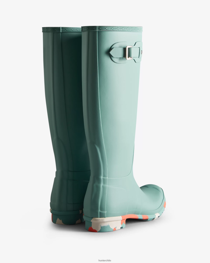 botas de lluvia altas con suela de color JV4X48135 Hunter mujer