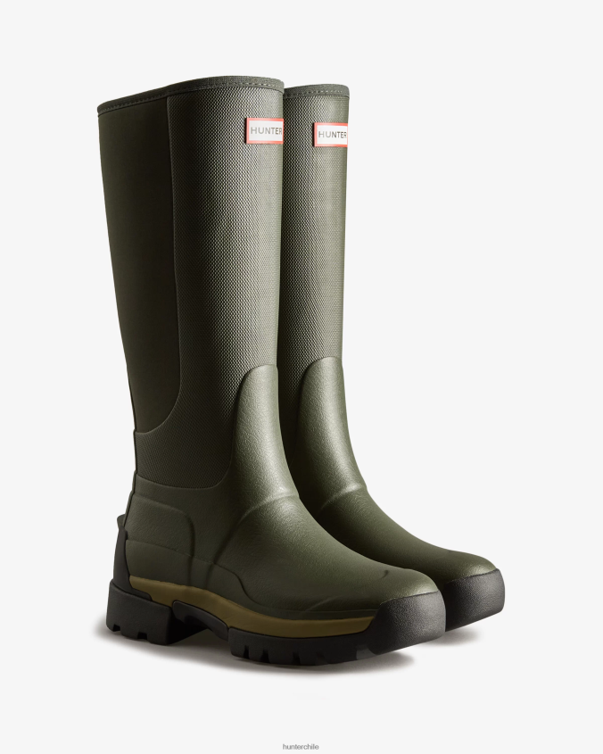 botas de lluvia altas híbridas field balmoral JV4X48193 Hunter mujer