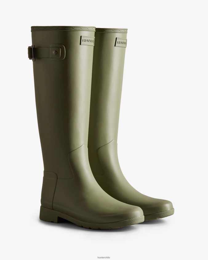 botas de lluvia altas refinadas y de corte slim JV4X4866 Hunter mujer