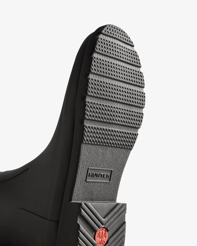 botas de lluvia altas refinadas y entalladas con logo tricolor en la correa posterior JV4X48170 Hunter mujer