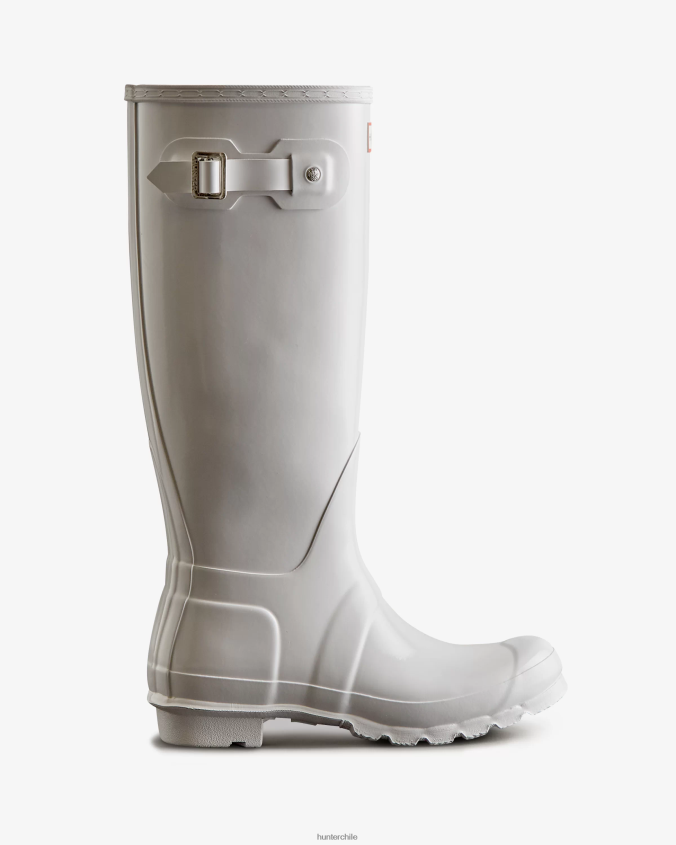 botas de lluvia altas y brillantes originales JV4X48223 Hunter mujer