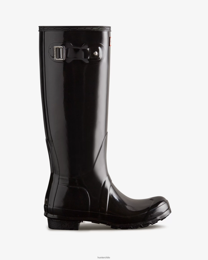 botas de lluvia altas y brillantes originales JV4X4855 Hunter mujer