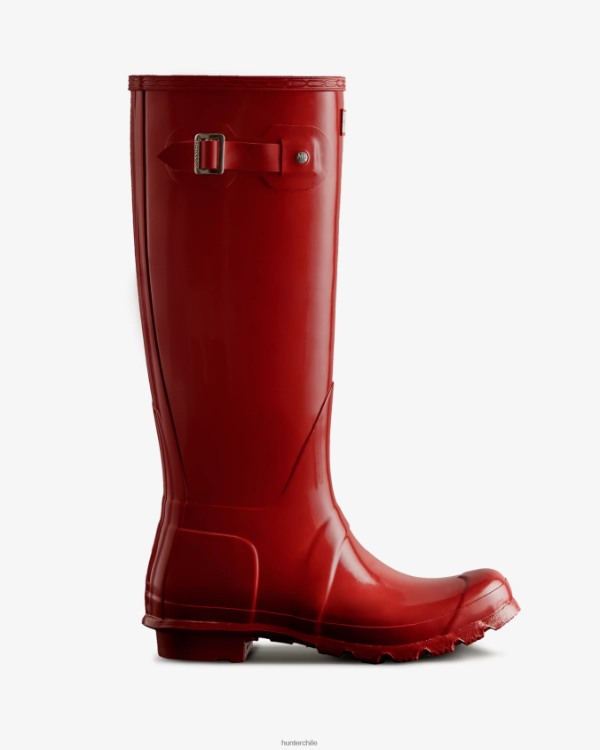 botas de lluvia altas y brillantes originales JV4X4856 Hunter mujer