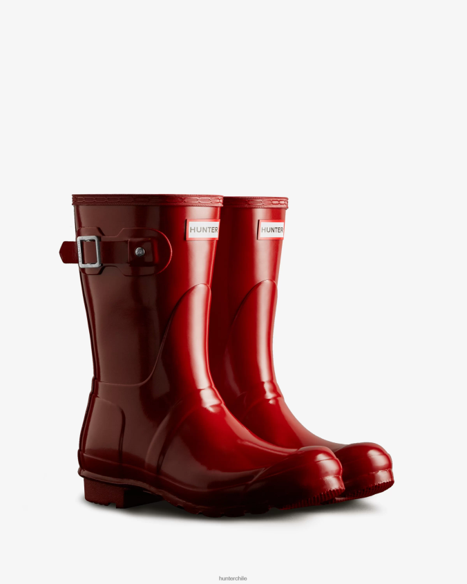 botas de lluvia cortas brillantes originales JV4X4874 Hunter mujer