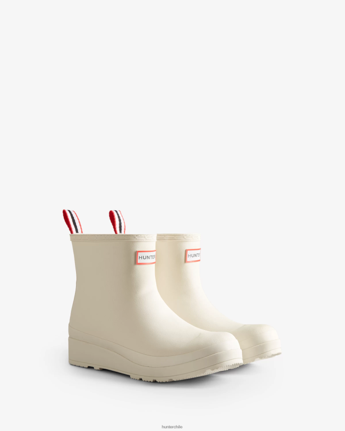 botas de lluvia cortas con aislamiento de piel de oveja vegana JV4X48220 Hunter mujer