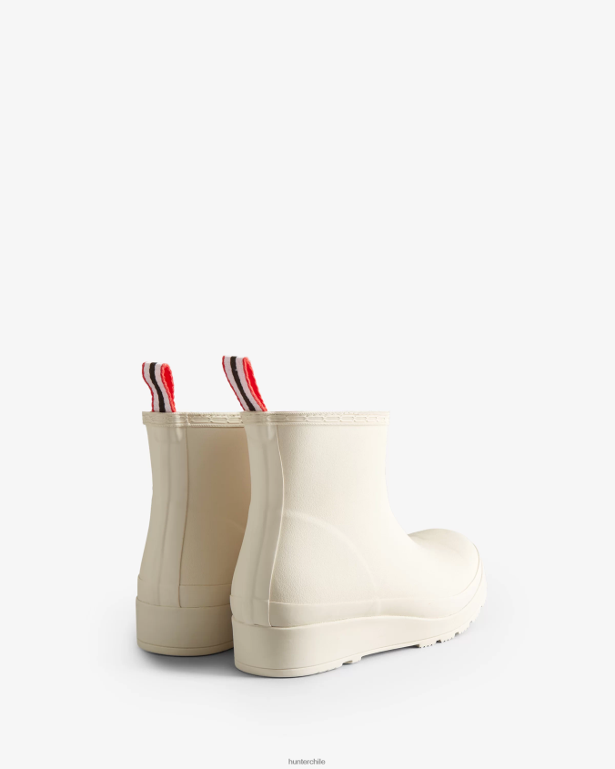 botas de lluvia cortas con aislamiento de piel de oveja vegana JV4X48220 Hunter mujer
