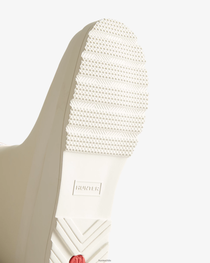 botas de lluvia cortas con aislamiento de piel de oveja vegana JV4X48220 Hunter mujer