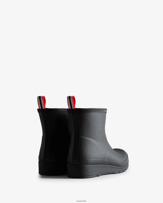 botas de lluvia cortas con aislamiento de piel de oveja vegana JV4X4889 Hunter mujer